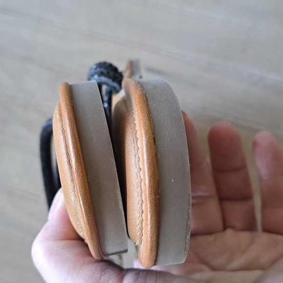 Yellow Box Darian Black Rhinestone Embellished Square Toe Flat Sandals - Picture 8 of 9